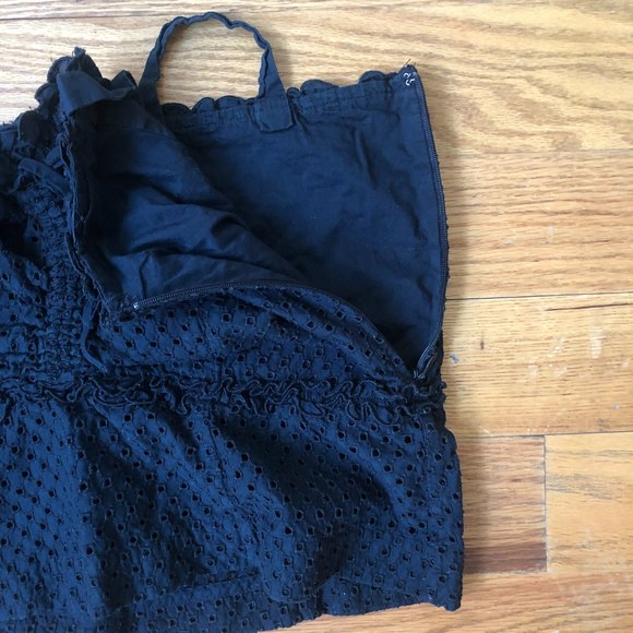 MARC JACOBS eyelet cami crop top w/ side zip | Size Small/Medium - Picture 6 of 8